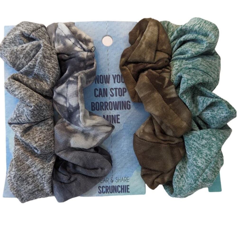 Tear and Share Friendship Hair Scrunchie Set
